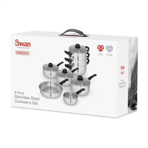SWAN COOKWARE SET 8pcs