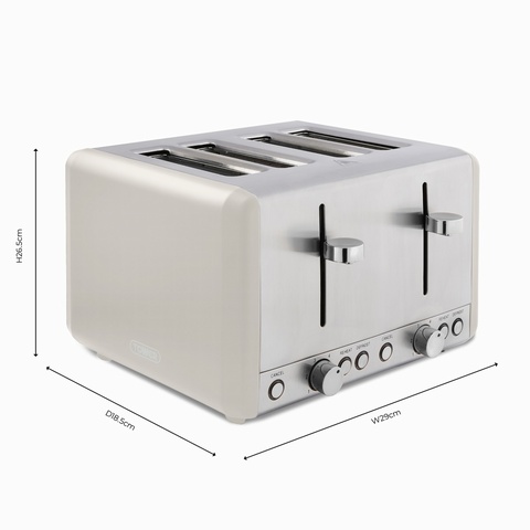 TOWER 4 SLICE TOASTER CAVALETTO