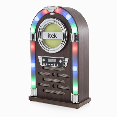 Bluetooth Jukebox with CD Player and FM Radio