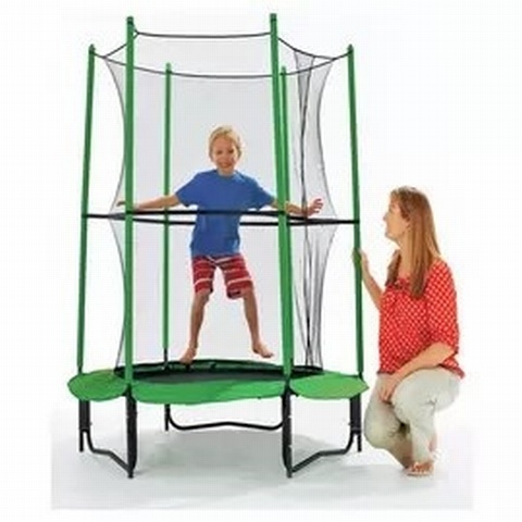 Chad Valley My First 4ft Outdoor Kids Trampoline & Enclosure